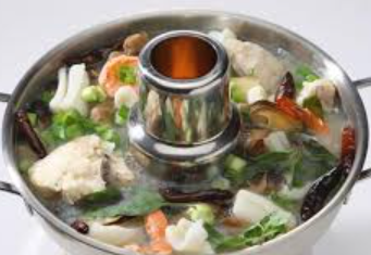 ต้มยำทะเลรวมน้ำใส (หม้อไฟ)