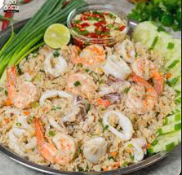 ข้าวผัดทะเลรวม(จานใหญ่)